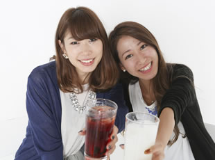 女子会に